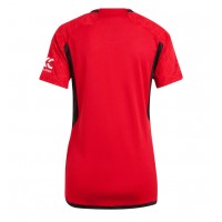 Camiseta Manchester United Primera Equipación Replica 2023-24 para mujer mangas cortas